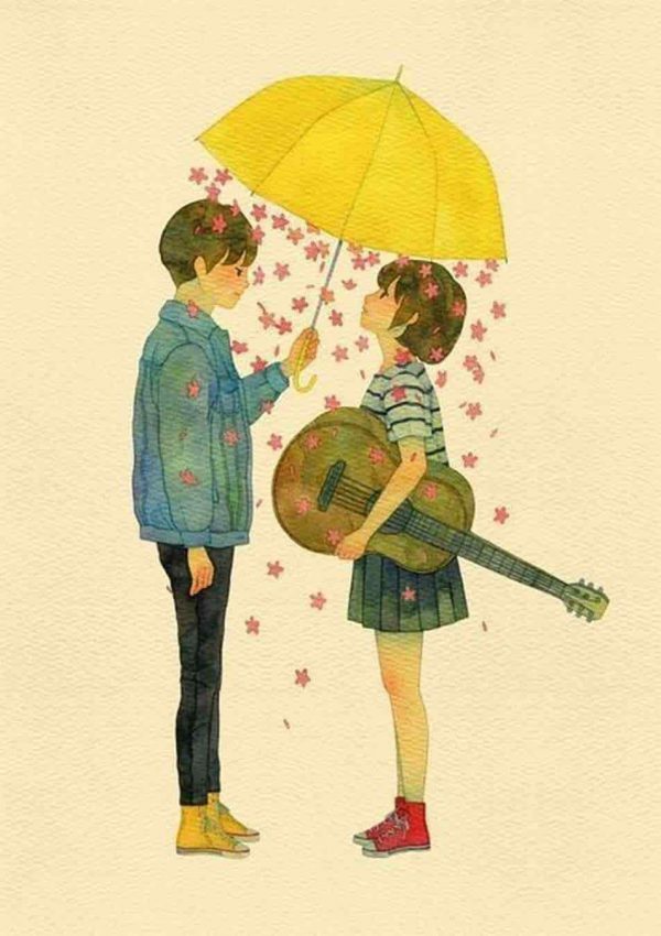 عاشقانه فانتزی زیر چتر