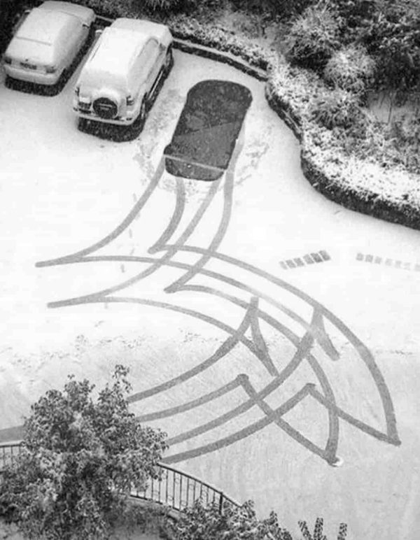 عکس خفن هنری خلافیت با برف